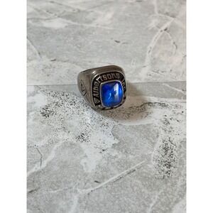 Jostens‎ Albertsons Inc 1998 Service Award Ring Blue Stone Lustrium Size 9.5